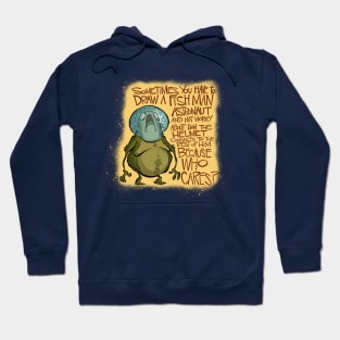 Fish Man Astronaut Hoodie